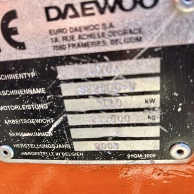 Gebrauchtmarkt Daewoo Solar 225 LCV